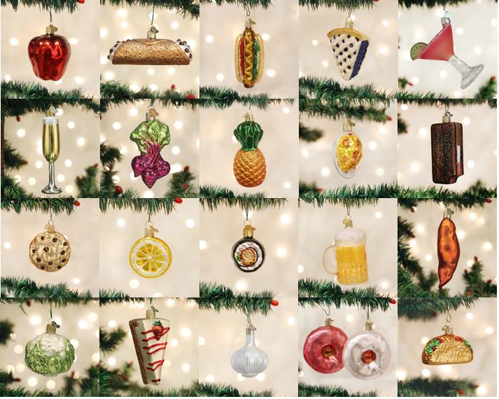 Food Christmas Ornaments 3 Quiz - By palmtree