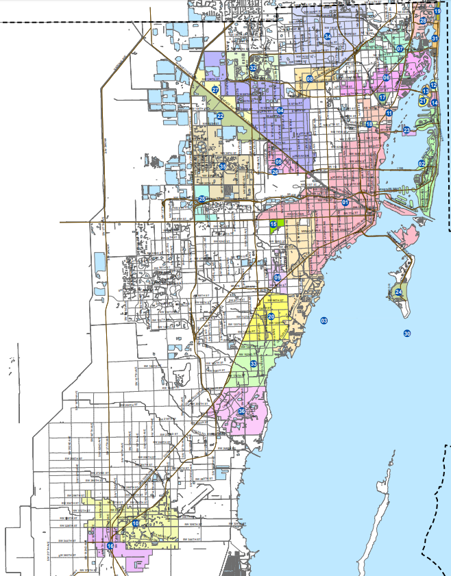 map of miami dade county - maps for you